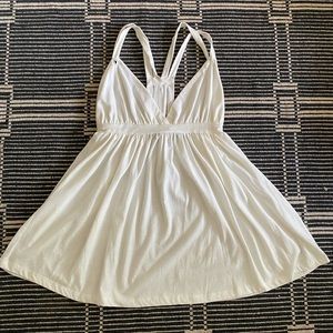 Tiki balm white beach dress